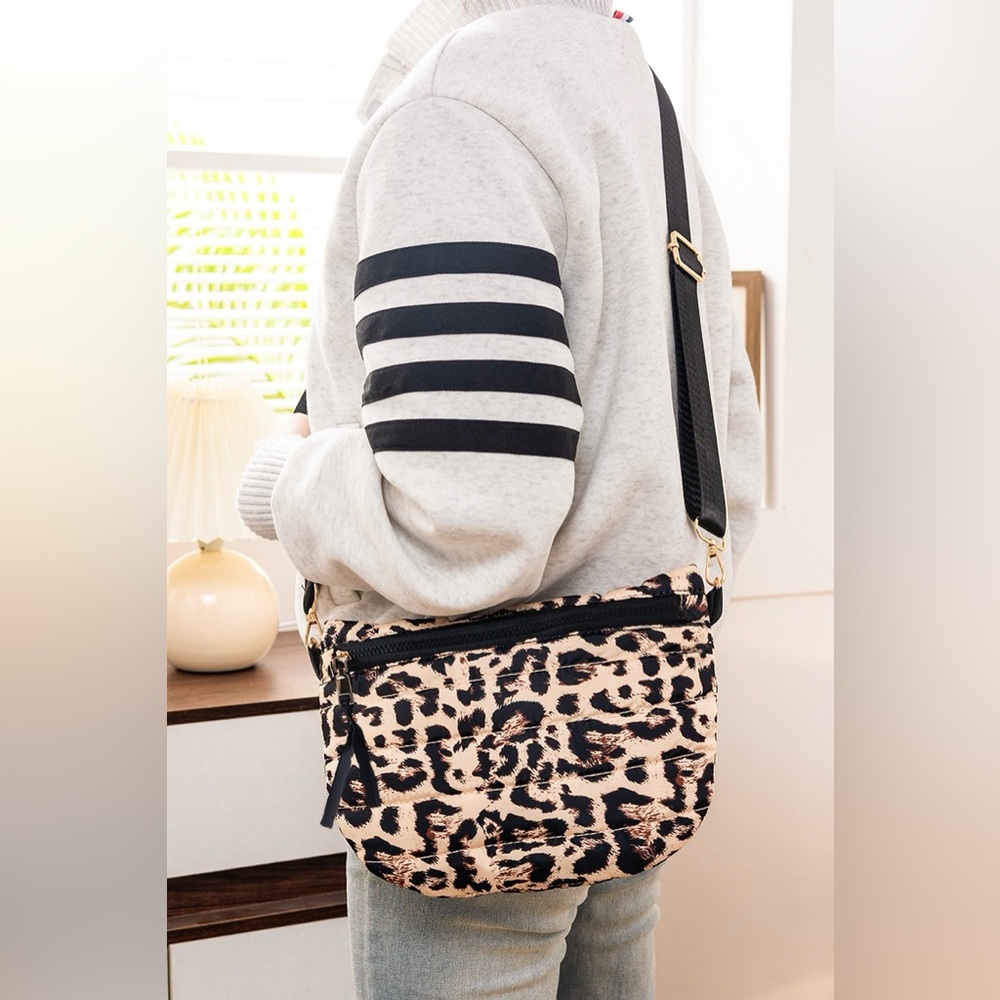 Zenana Outfitters Leopard Print Crossbody Bag